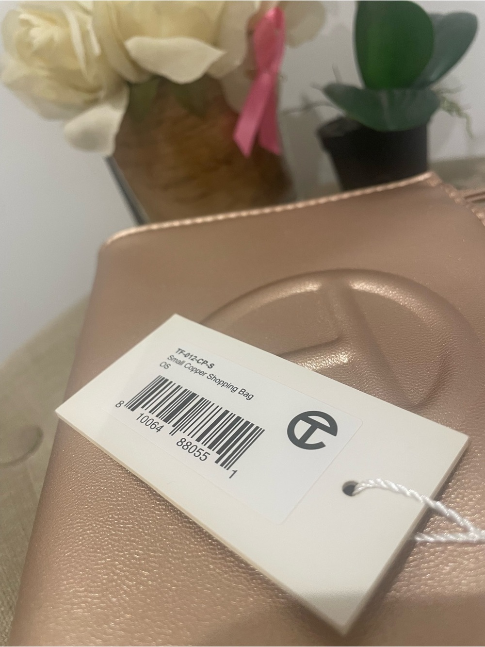 Telfar Copper Shopping Bag (Size S) - Picture 3 of 10